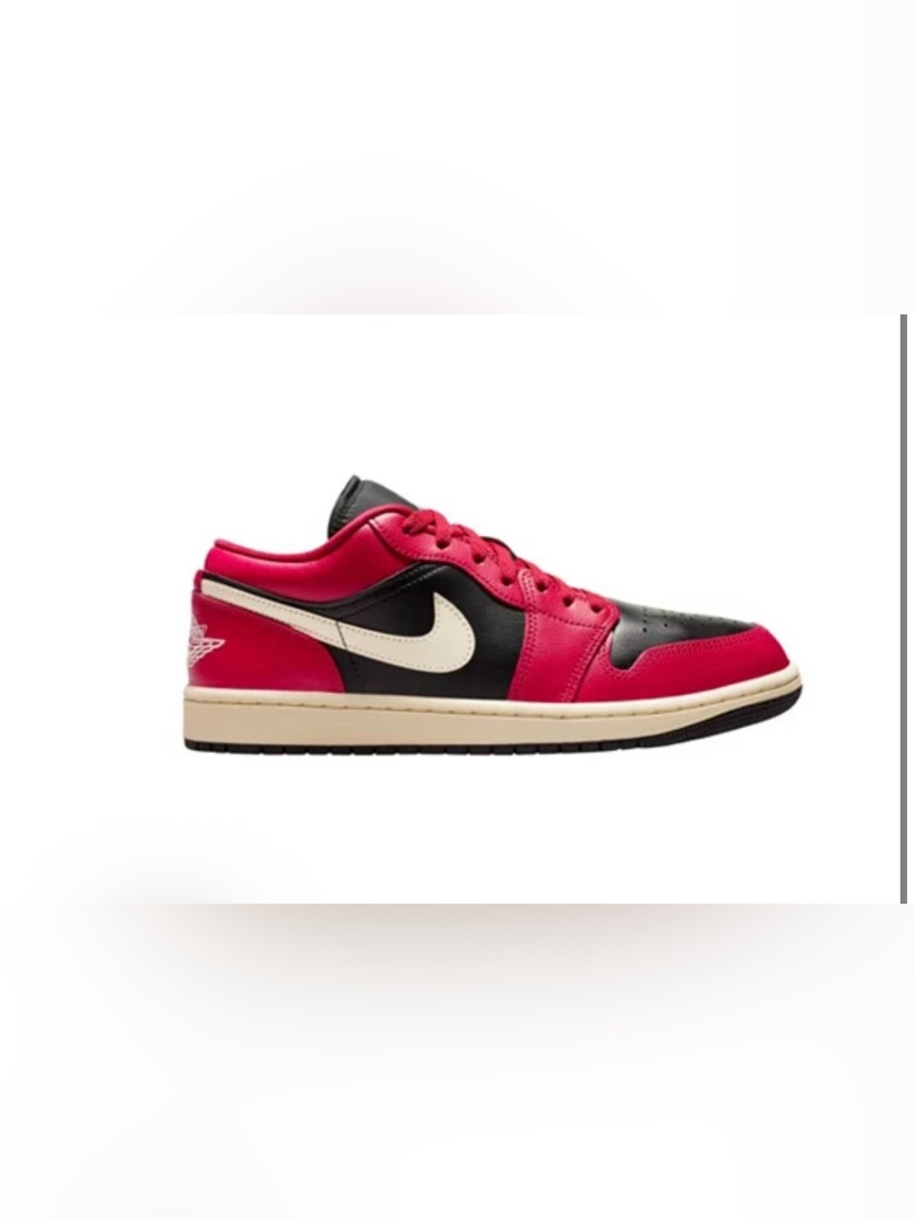 Brand New Air Jordan 1 Low Women’s Shoes Size 7 1/2 7.5 Red/Black